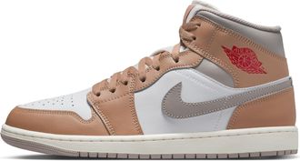 Nike Jordan Mens Air Jordan 1 Mid Shoes in Brown | DQ8426-200