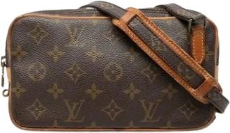 Louis Vuitton Pre-owned Cross Body Bags, female, Brown, Size: ONE SIZE Pre-owned Vintage Pochette Shoulder Bag