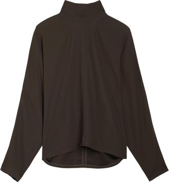 Joseph Buick Crepe Blouse - Brown - 44 (UK16 / XL)