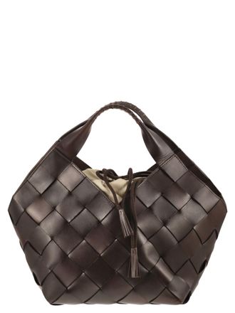 Dragon Botteghe gevlochten leren tas