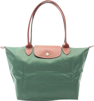 Longchamp Le Pliage Original M Tote Bag Canvas Leather
