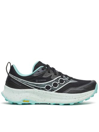 Saucony Trail Running Sneakers with Vibram Outsole and Dynamic Contrast