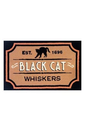 R16 Home Black Cat Whiskers Doormat in Tan/black/orang at Nordstrom Rack