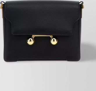 Marni trunkaroo medium leather shoulder bag