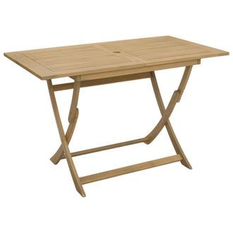 vidaXL Mesa De Jard&iacute;n Plegable Madera Maciza De Acacia 120x70x75 Cm Vidaxl