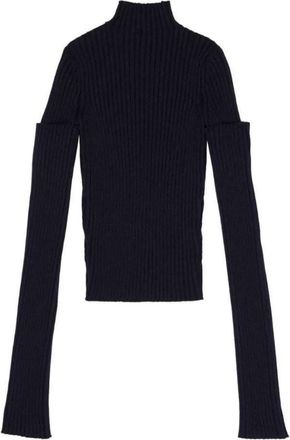 Balenciaga Maglione a coste - Blu