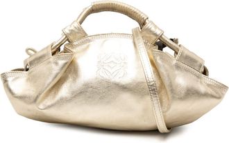 Loewe Pre-owned Loewe Metallic Nappa Aire Satchel Ladies 10806