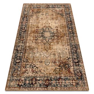 RugsX Rugsx - Alfombra De Lana Polonia Kalar Verde Oscuro Beige 200x300 Cm