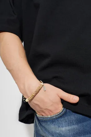 Isabel Marant Bracelet With Wooden Beads, Mens, Brown