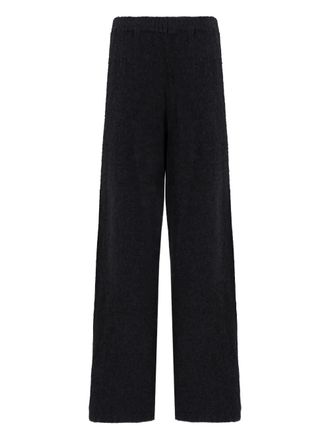 Laneus knitted trousers - men - Cashmere/Merino - 46 - Black