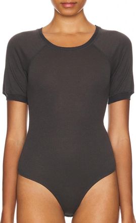 Free People Womens Lazy Daisy Bodysuit In Charcoal