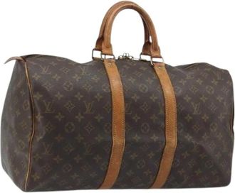 Louis Vuitton Pre-owned Weekend Bags, unisex, Brown, Size: ONE SIZE Pre-owned Keepall Bag