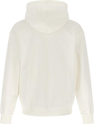 Lacoste Cotton-Blend Hoodie - White