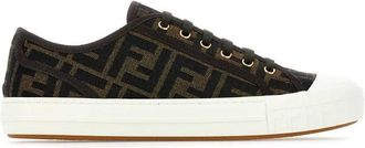 Fendi Dames, Schoenen, Zwart, Maat: 38 1/2 EU Katoen