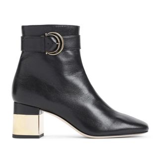 Chlo&eacute; Heeled Boots, female, Black, Size: 10 US Aliz&egrave; Zip Detailed Ankle Boots