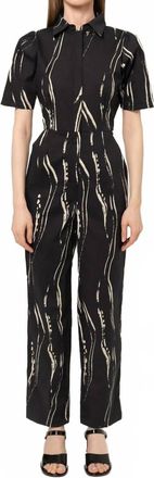 Bel Kazan Womens Kami Jumpsuit In Black Sumi