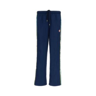 Casablanca Technical Taffeta Joggers - male - Casablanca - Sweatpants - Blue - L - Trousers