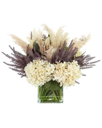 Creative Displays Inc. Handmade 25 Fall Wreath Arranged With Magnolia Leaves, Hydrangea & Pinecones