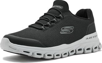 Skechers Glide-Step Noltek Mens Shoes Black/Gray : 11.5 D - Medium, Synthetic/Textile