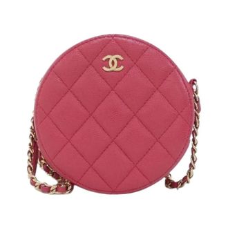 Chanel Pre-owned Mini Bags, female, Pink, Size: ONE SIZE Pre-owned Mini Shoulder Bag