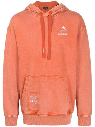 Mauna Kea Hoodie met logoprint - Oranje