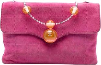 Chanel Borsa a spalla Pre-owned in camoscio - - Pre-owned - Donna - Rosa - ONE SIZE