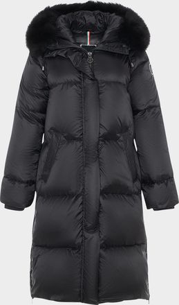 Gorski Apres-Ski Jacket With Detachable Toscana Lamb Shearling Hood Trim
