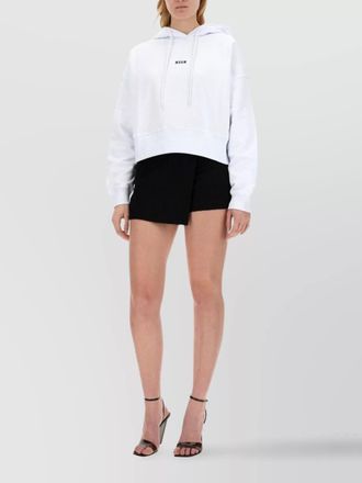 Msgm logo cotton sweatshirt