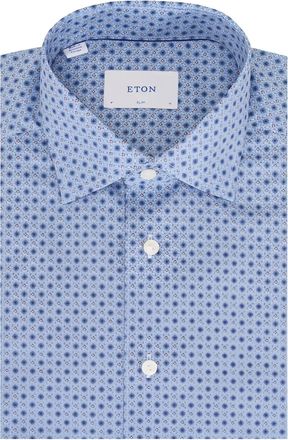 Eton Camicia a fiori - Blu