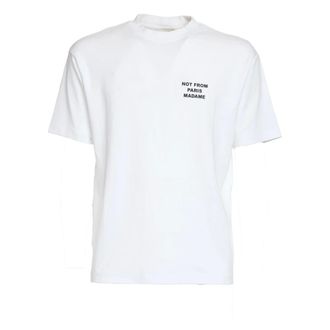 Dr&ocirc;le de Monsieur T-Shirts, female, White, Size: XL Le T-Shirt Slogan