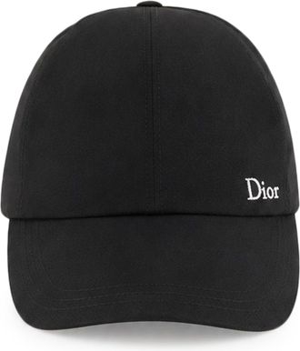 Dior DIOR MONTAIGNE HAT IN BLACK TECHNICAL FABRIC - Christian Dior - Man