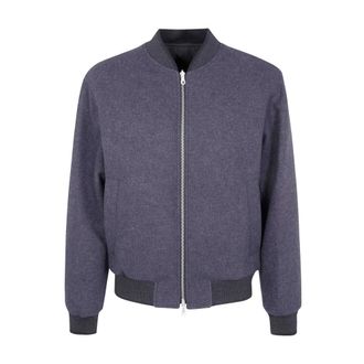 Dries Van Noten Volker Re Jacket - Heren - Bomber jackets - Grijs - XL - Katoen - Jassen