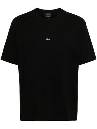 A.P.C. Tshirt Boxy Micro Logo Gots
