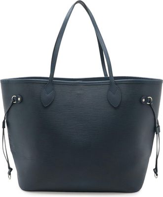 Louis Vuitton Blue Epi Leather Shoulder Bag Tote Bag (Pre-Owned)