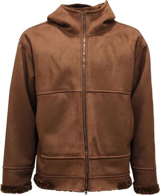 Herno Ecomontone Shearling Jacket - male - Herno - Light Jackets - Brown - XL - Jackets