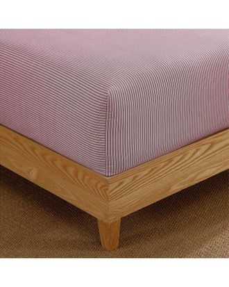 Tommy Hilfiger Highland Ticking Stripe Cotton Fitted Sheet