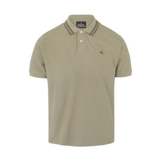 Vivienne Westwood Classic Polo - male - Vivienne Westwood - Polo Shirts - Green - L - Tops