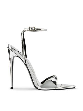 Femme GG Heel Sandal in Silver at Nordstrom, Size 12