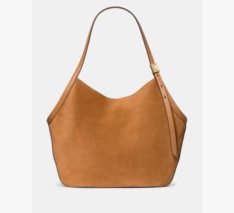 Kate Spade New York Deco Suede Tulip Tote Bag