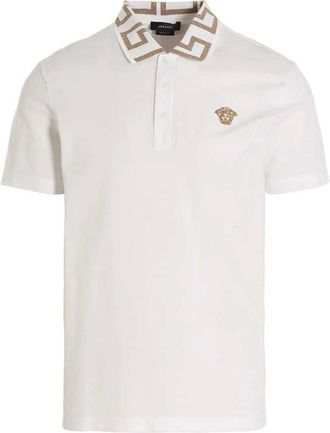 Versace Heren, Tops, Wit, Maat: 2XL Katoen