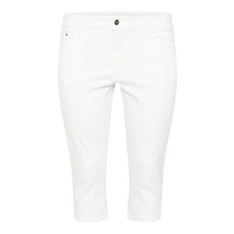 Kaffe Curve Kczena Capri - - Jeans - Donna - Bianco - XL