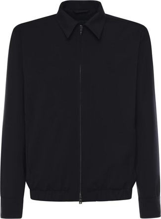 Herno Zip-up Jacket - Heren - Zomerjassen - Zwart - 2XL - Polyester - Jassen
