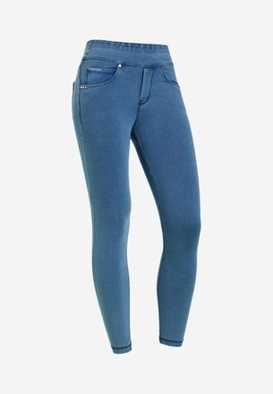 Freddy Jeggings FREDDY Leggings NOWY4MC002ORG, Damen, Gr. XS, EURO, blau (blau jeans, blau seams), Obermaterial: 84% Baumwolle CO. 16% Elasthan EL., Hosen Je