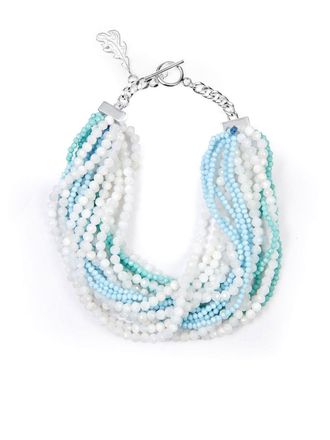 Shanghai Tang Bracciale Pompon x Long Di - Blu