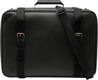 Louis Vuitton Tweedehands leren Louis Vuitton tassen - Dames - Vintage Weekendtas - Zwart - ONE Size - Vintage