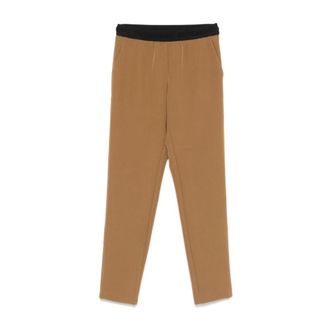 Ermanno Scervino Cropped broek - Dames - Vrijetijds broeken - Bruin - M - Wol - Broeken