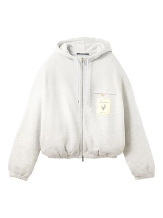 Jacquemus Le Torneo zip-up hoodie - Grey