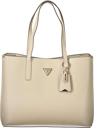 Guess Beige Polyurethane Womens Womens Bag