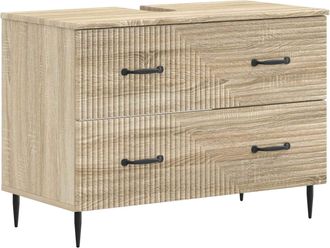 vidaXL Mueble De Lavabo Para Ba&ntilde;o Haarlem Roble Sonoma Vidaxl
