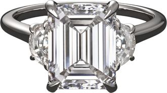 Verde Lab Grown 2CT Emerald Cut Diamond Ring